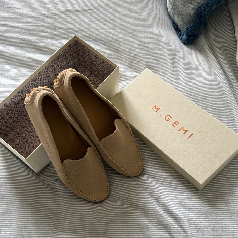 M. Gemi Beige Loafers